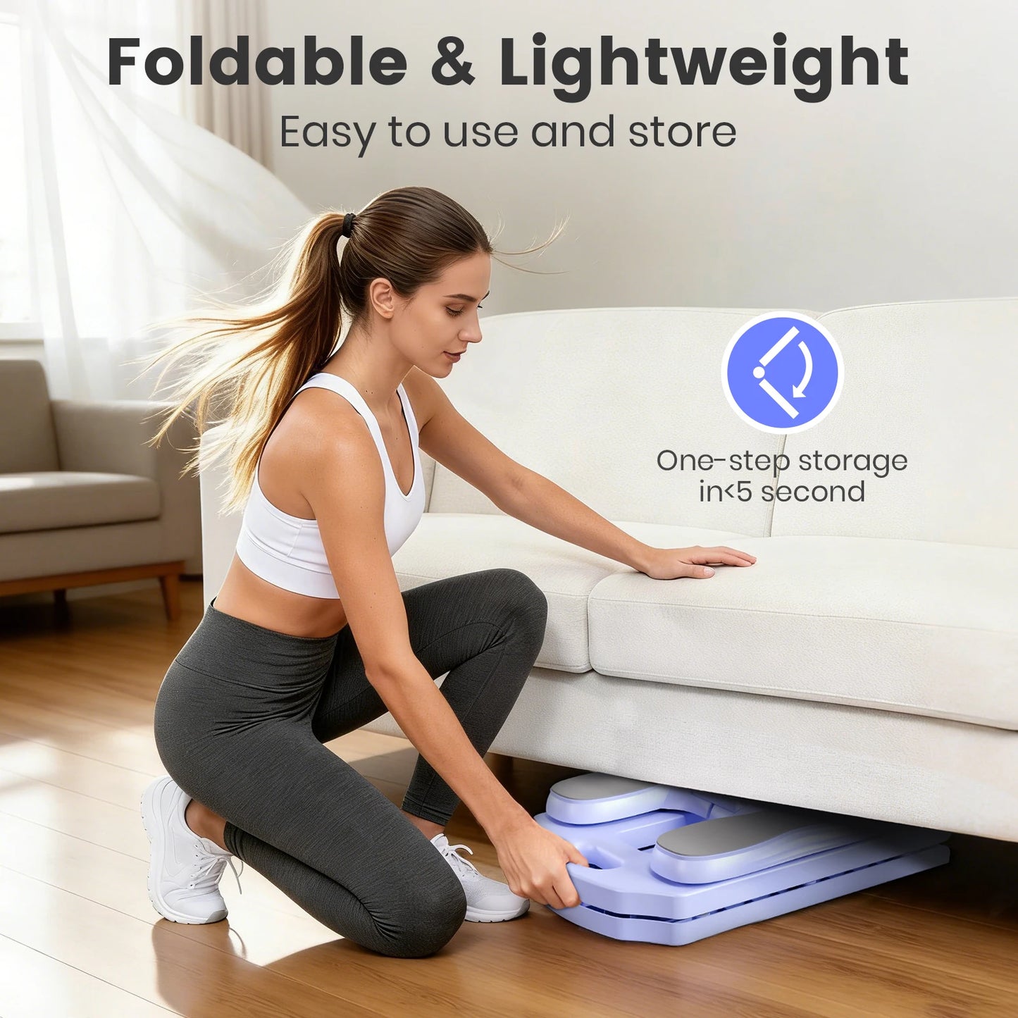 5-In-1 Foldable Pilates Abs Board For Core And Full-Body Fitness