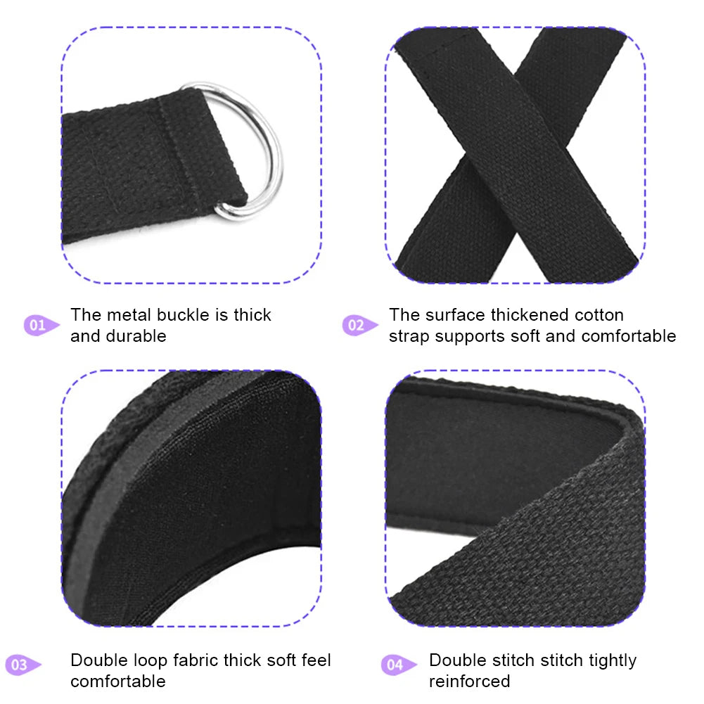 Pilates Straps D Ring Set 2pcs For Home Gym Workouts Yoga