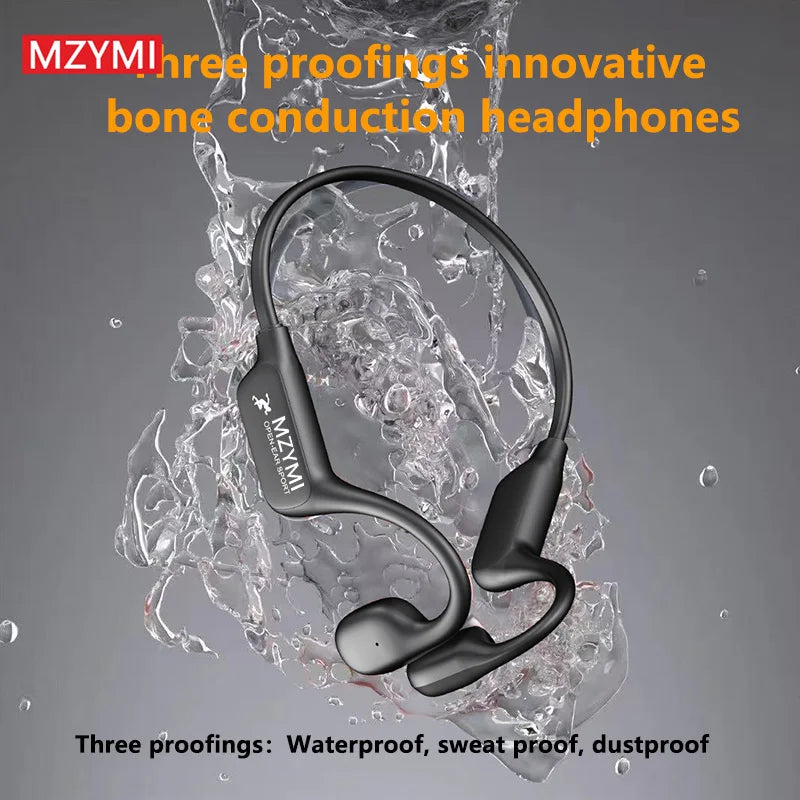 Neckband Bluetooth 5.4 Earphones A28 TWS Waterproof ENC Noise Reduction