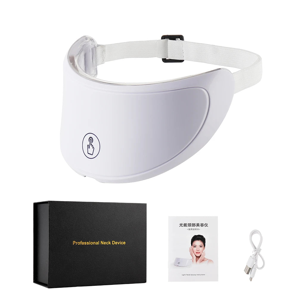 Foreverlily LED Neck Mask 7 Color Photon Anti Wrinkle Care