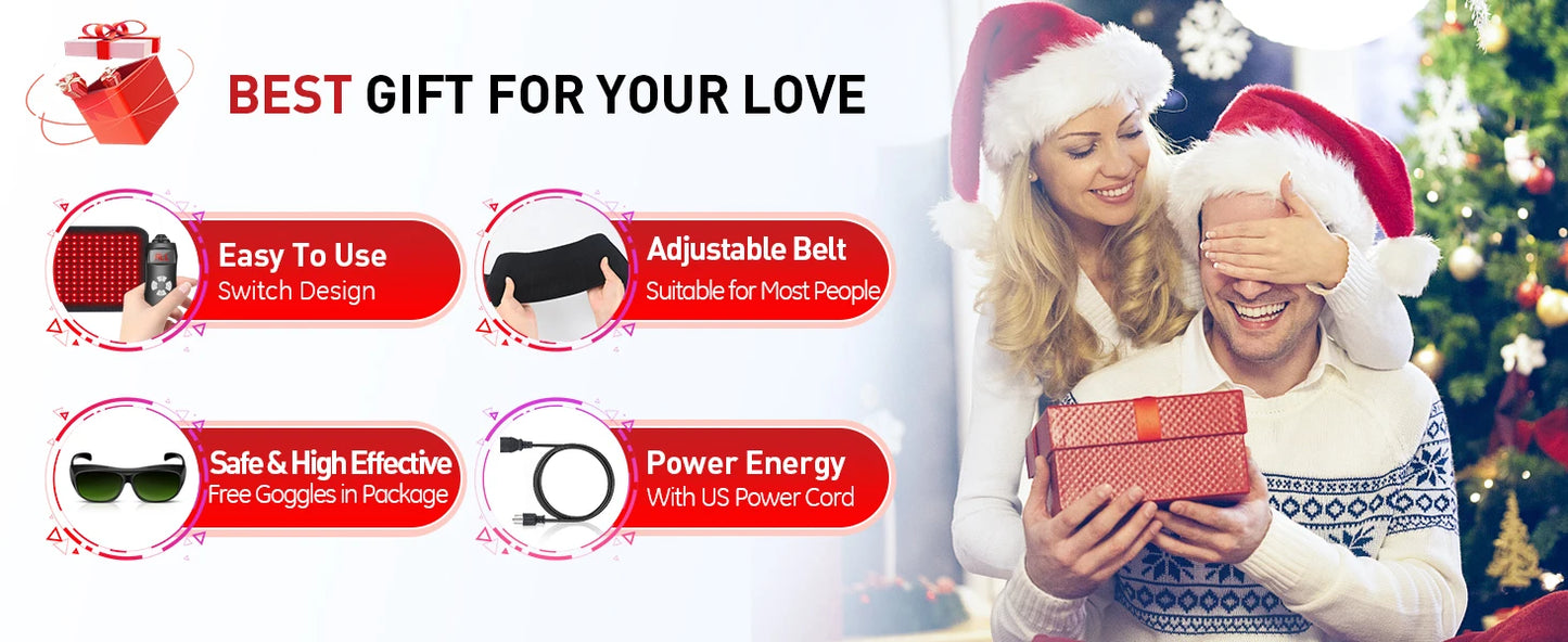 Astarexin Red Light Therapy Heating Pad for Body Pain Relief