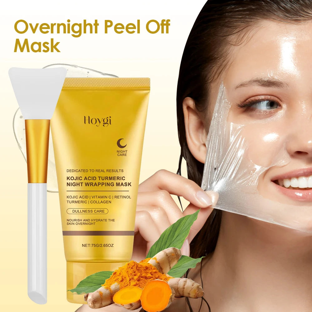 Ms.Dear Night Repair Face Mask Kojic Acid Turmeric Brightening