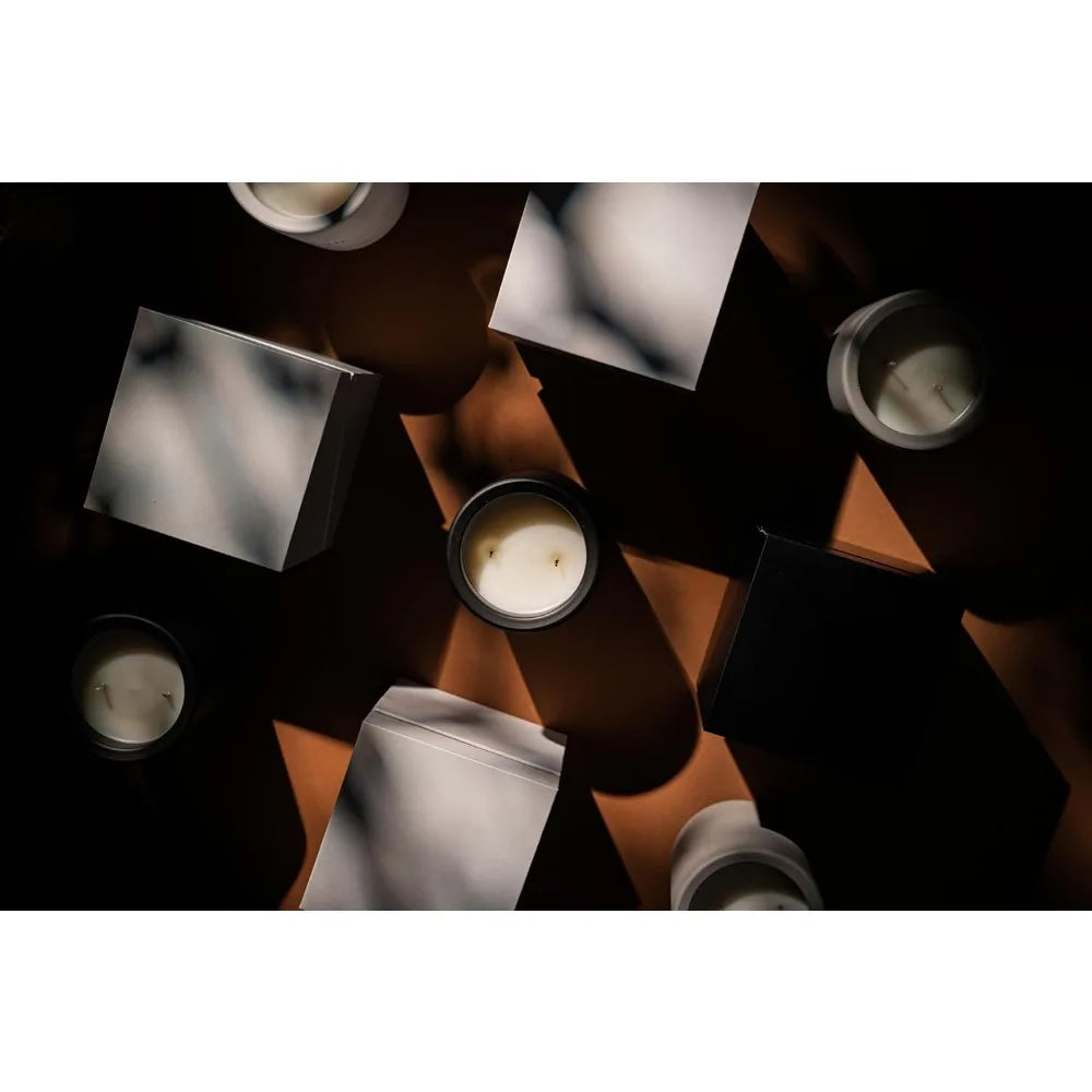 Luxury Hand-Poured Scented Candle - Orange Peel, Bergamot & Sandalwood | 100% Natural Coconut & Apricot Wax Blend | Made in USA