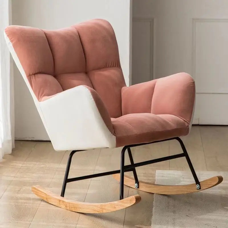 TINGFANG Balcony Rocking Chair Modern Lounge For Living Room