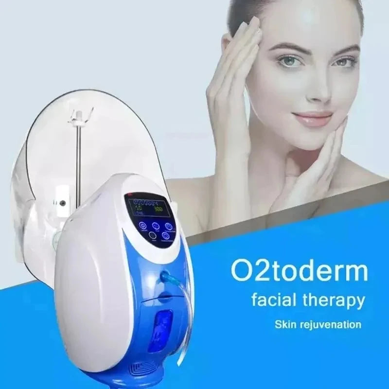 BOMPC O2toderm Oxygen Facial Machine Portable Antiaging Skin Rejuvenation AtHome