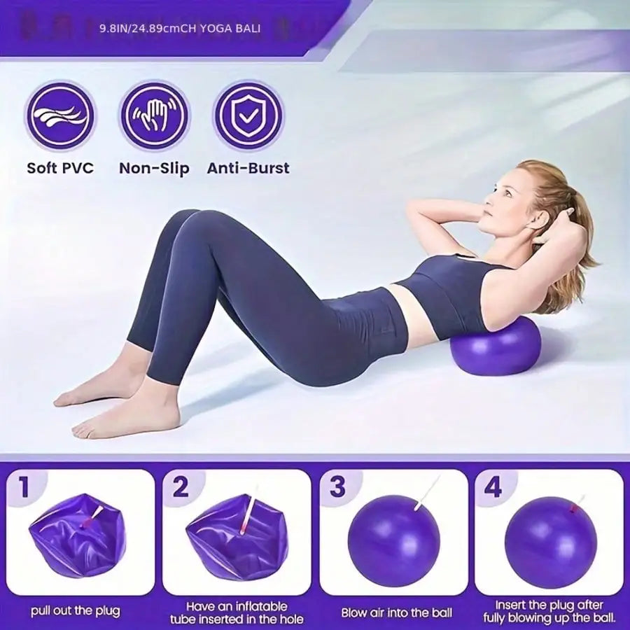 Yoga And Pilates 14 Piece Set With Resistance Bands Ball