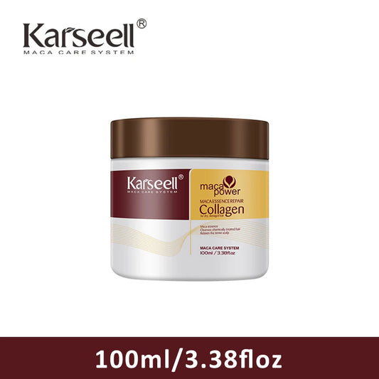 Karseell Collagen Hair Mask Deep Repair With Argan Oil For All Hair Types And Damage Prevention