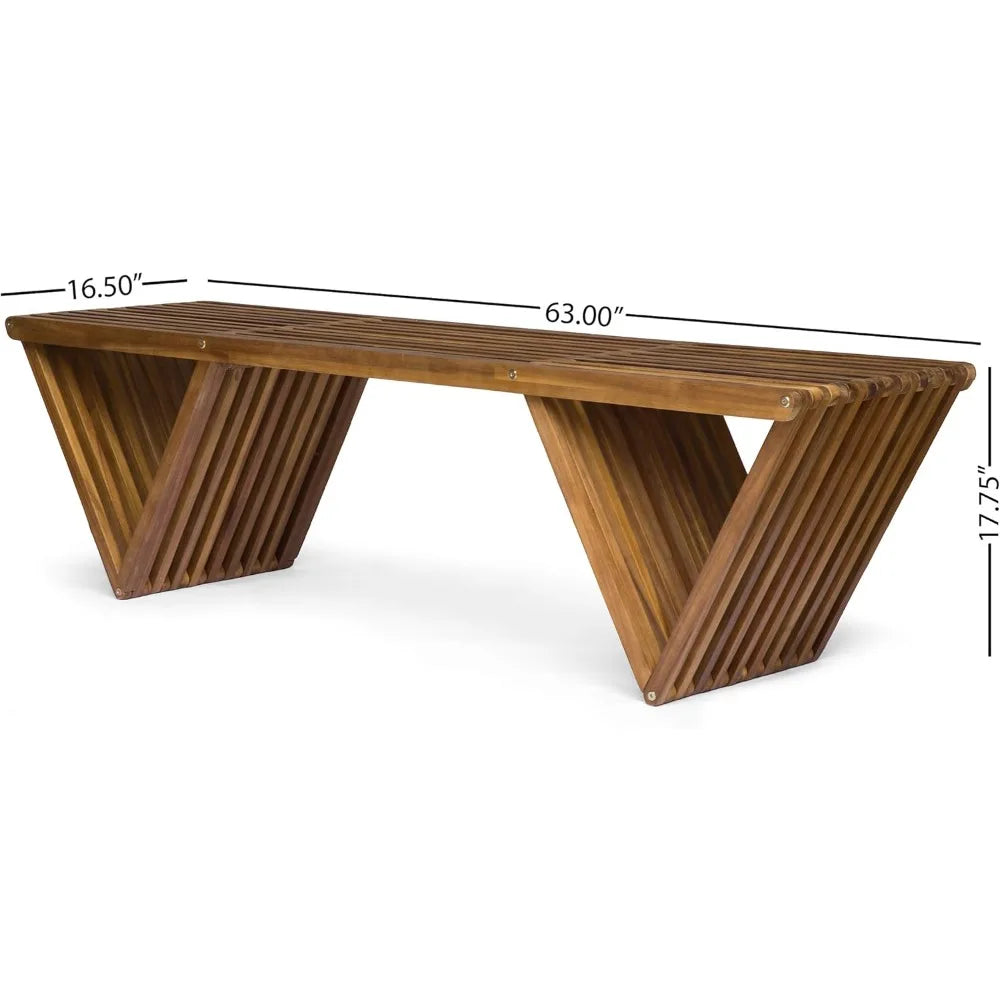 Christopher Knight Home Esme Outdoor Acacia Wood Bench