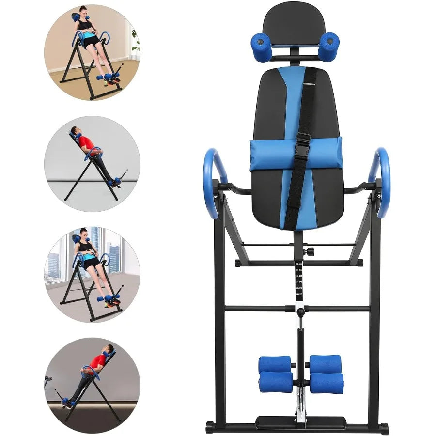 XMSJ Gravity Inversion IndustrialGradeHeavyDutyTable For Spinal Decompression To 331 Lbs