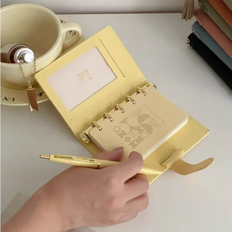 High-Concerned PU Leather Retro Business Diary Notebook Binder