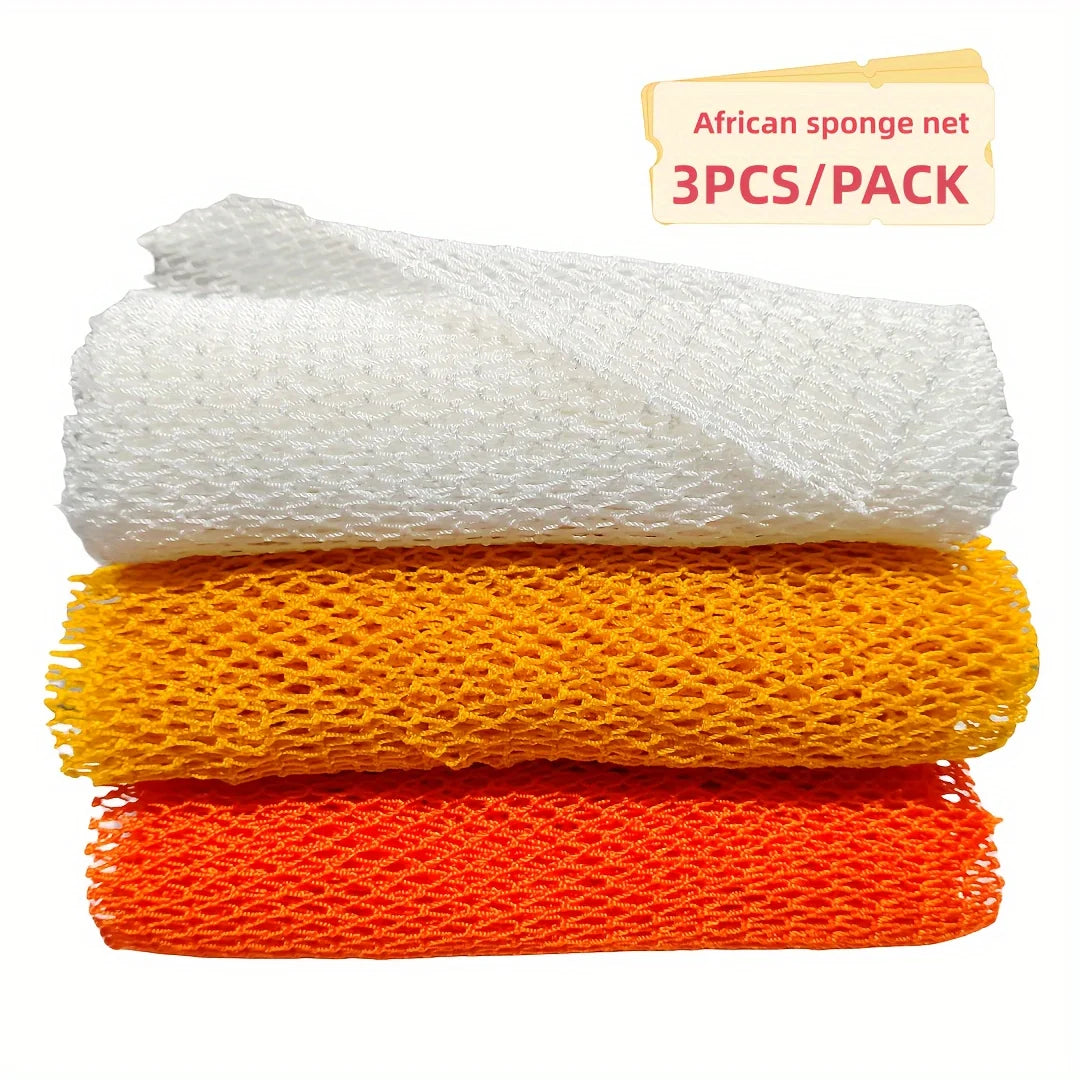 Hign-concerned African Net Sponge Exfoliating Bathing Washcloth For Everyday Scrub