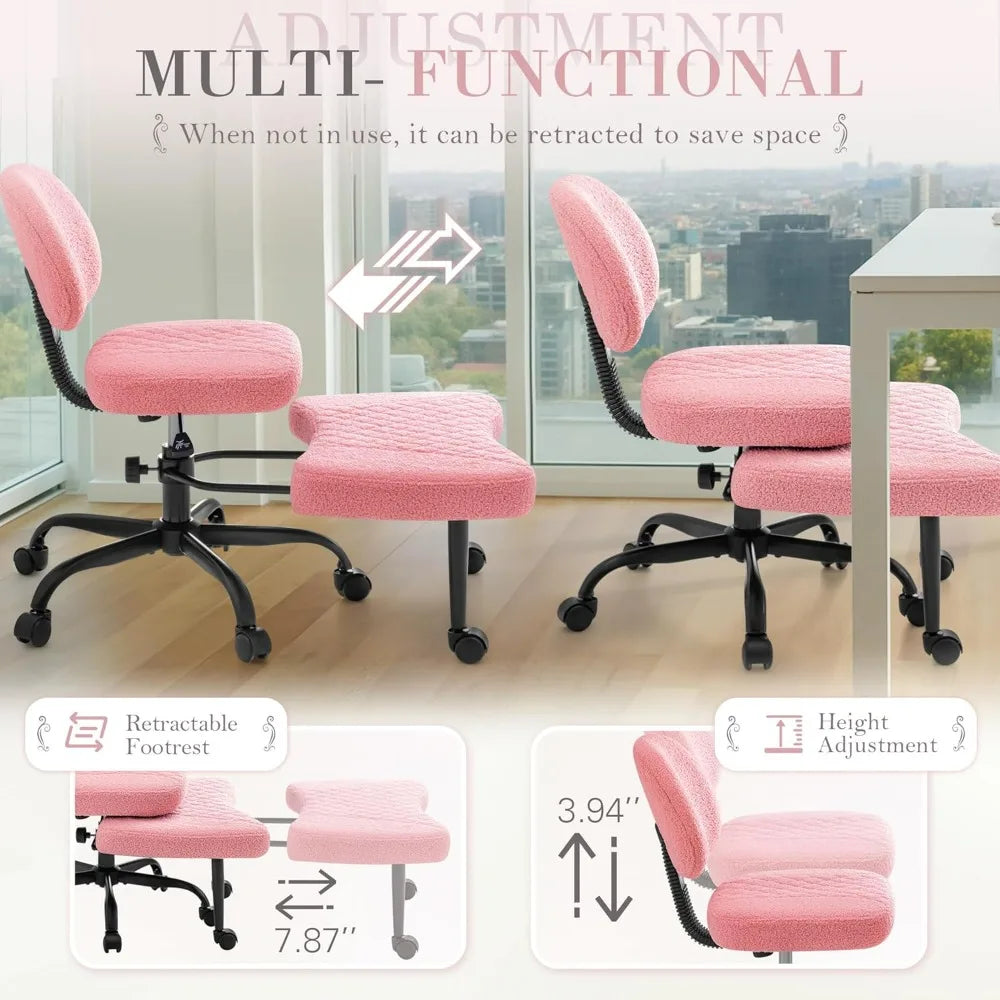 Furmax Ergonomic Kneeling Desk Chair With Wheels And Footrest