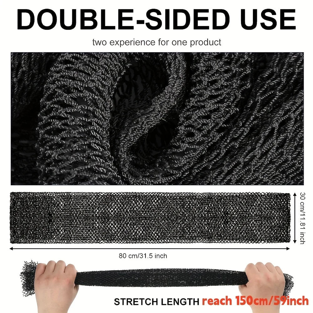 Hign-concerned African Net Sponge Exfoliating Bathing Washcloth For Everyday Scrub
