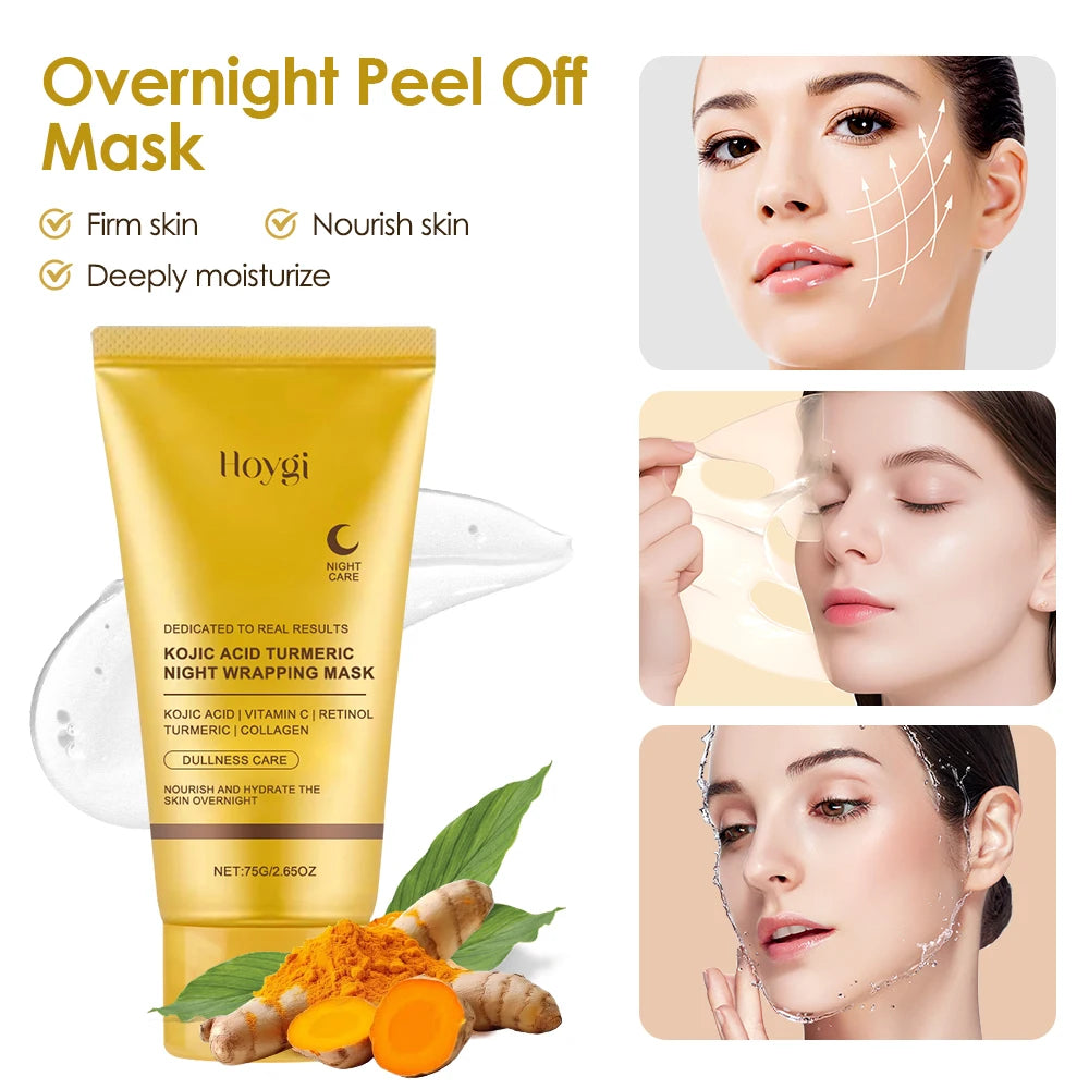 Ms.Dear Night Repair Face Mask Kojic Acid Turmeric Brightening