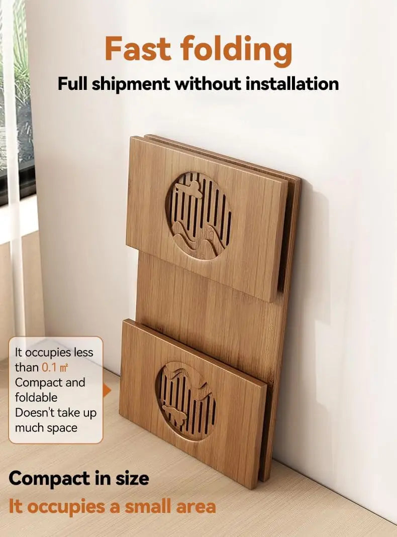 Bamboo Foldable Floor Table For Living Room And Tea Room