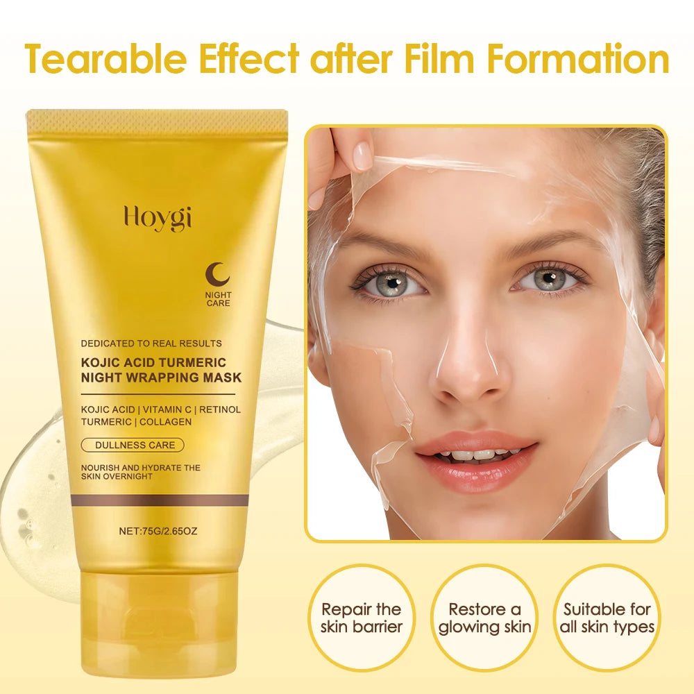 Ms.Dear Night Repair Face Mask Kojic Acid Turmeric Brightening