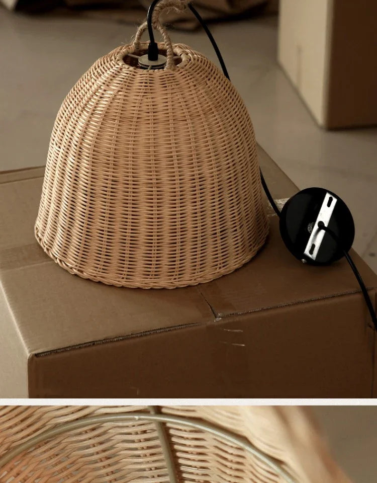 DRMIYA Bamboo Pendant Lamp Wabi Sabi Style Zen Home Lighting