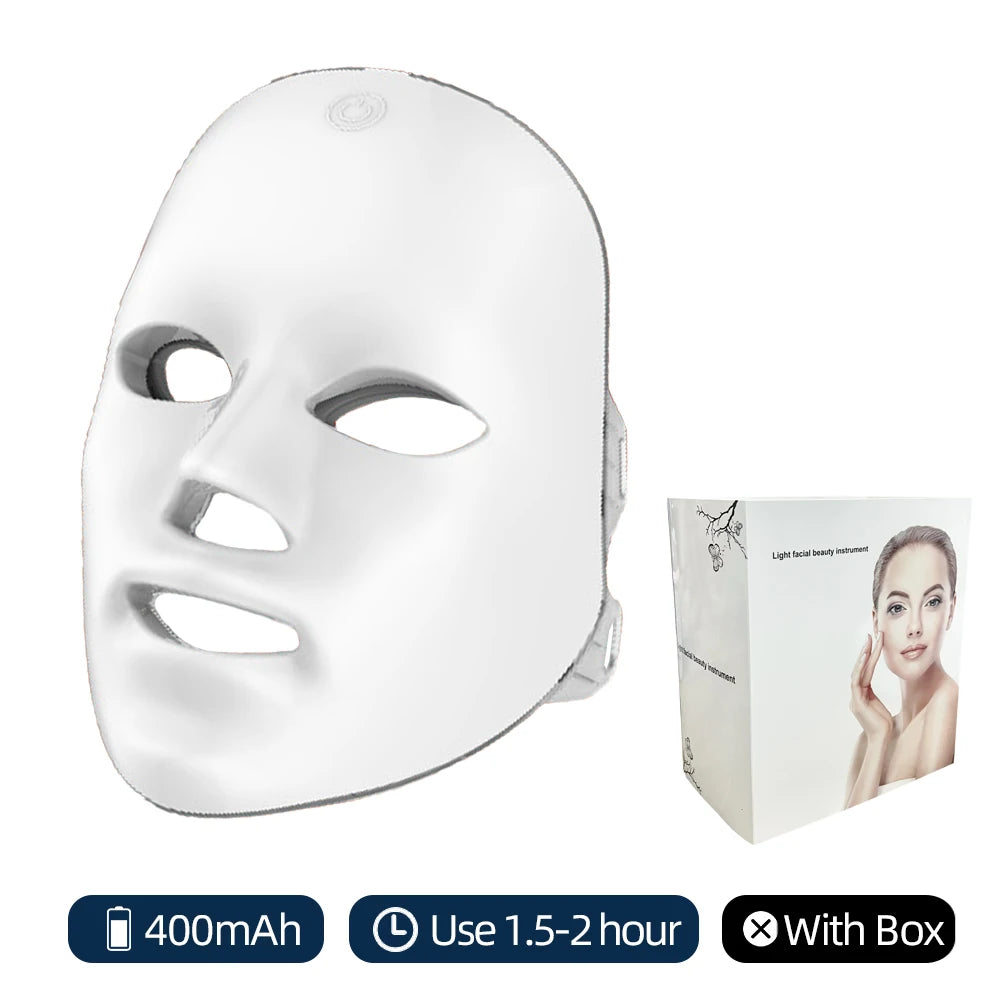 Foreverlily 7Colors Photon Facial LED Mask for Intensive AntiWrinkle Rejuvenation