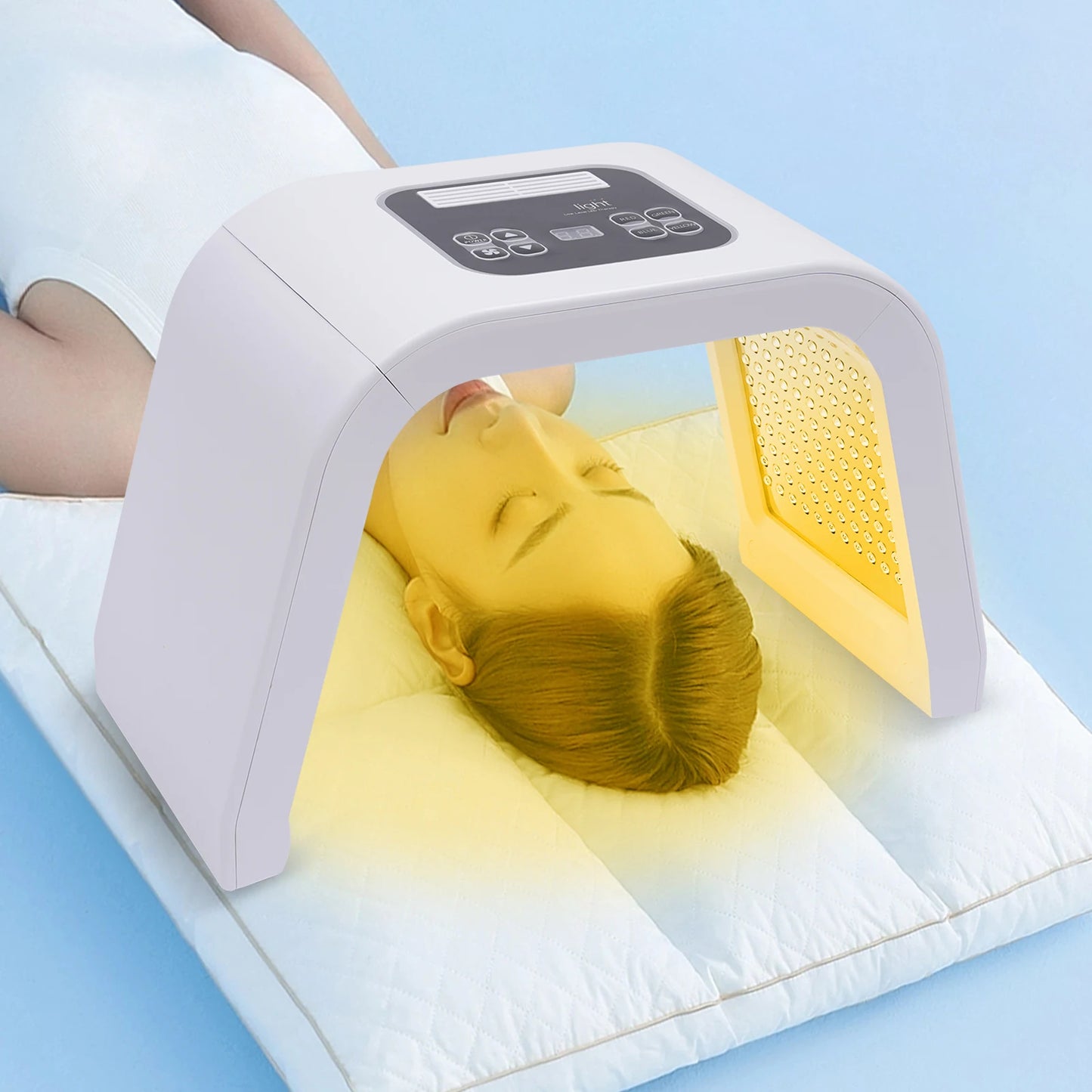 7 Color LED LightTherapy MaskForFacialTherapy 7in1 Professional SkinCare Device HomeSpa