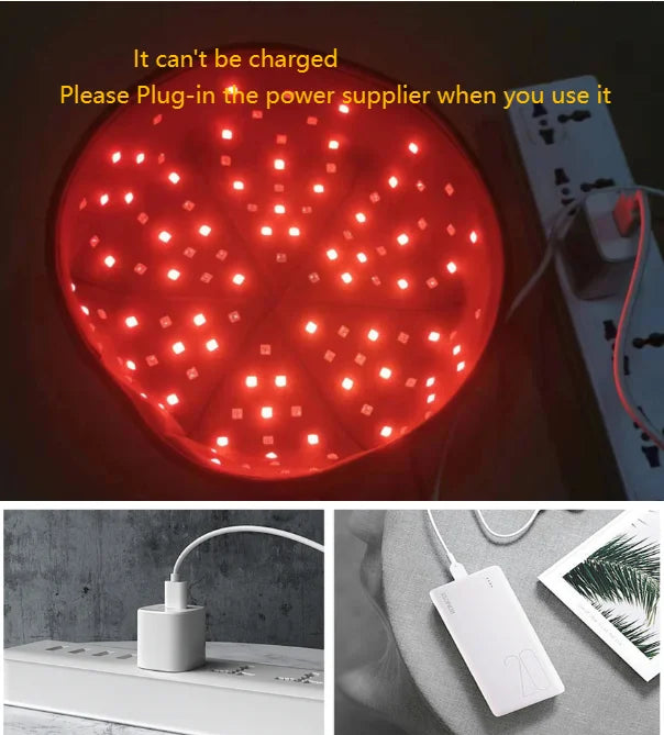 Red Light Regrowth Cap With Infrared LEDs For Scalp Therapy