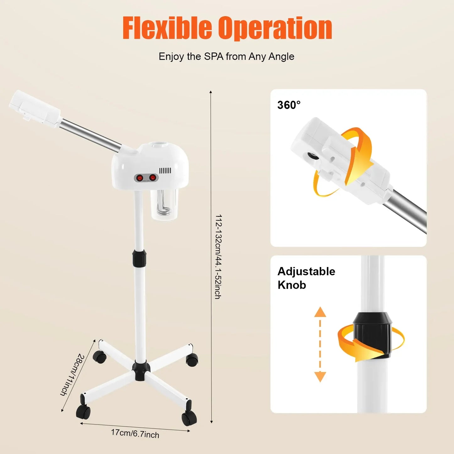 Ozone Facial Steamer For Home And Salon Skin Care Device