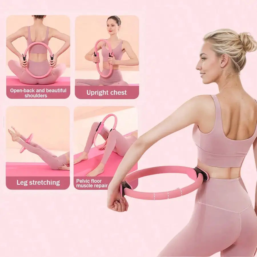 Yoga And Pilates 14 Piece Set With Resistance Bands Ball