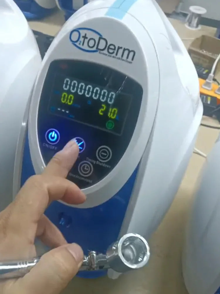 BOMPC O2toderm Oxygen Facial Machine Portable Antiaging Skin Rejuvenation AtHome