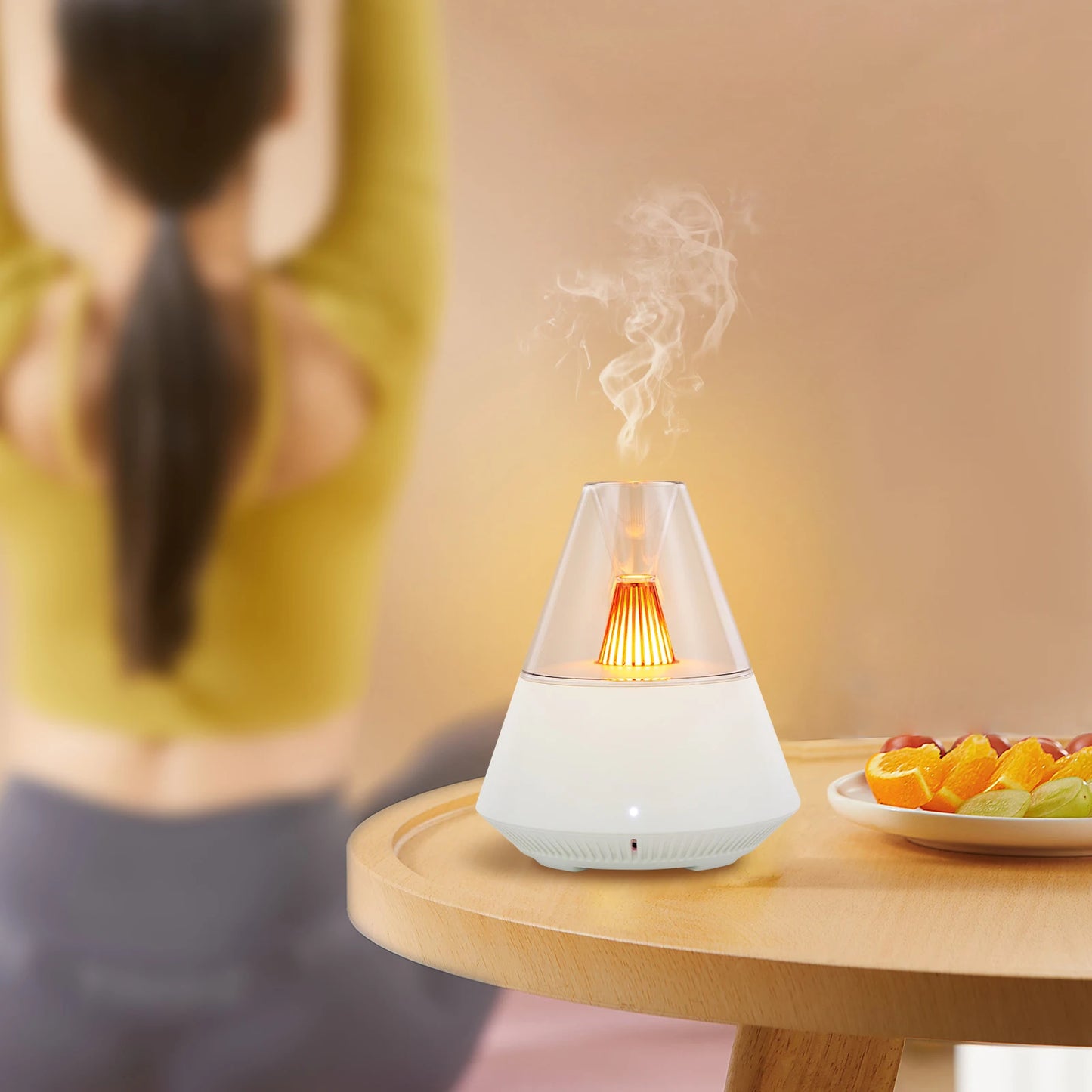 J33 Ultrasonic Aromatherapy Nebulization Diffuser Aroma Expander, Aroma Diffuser for Living Rooms,Bedrooms,Offices, Restaurants