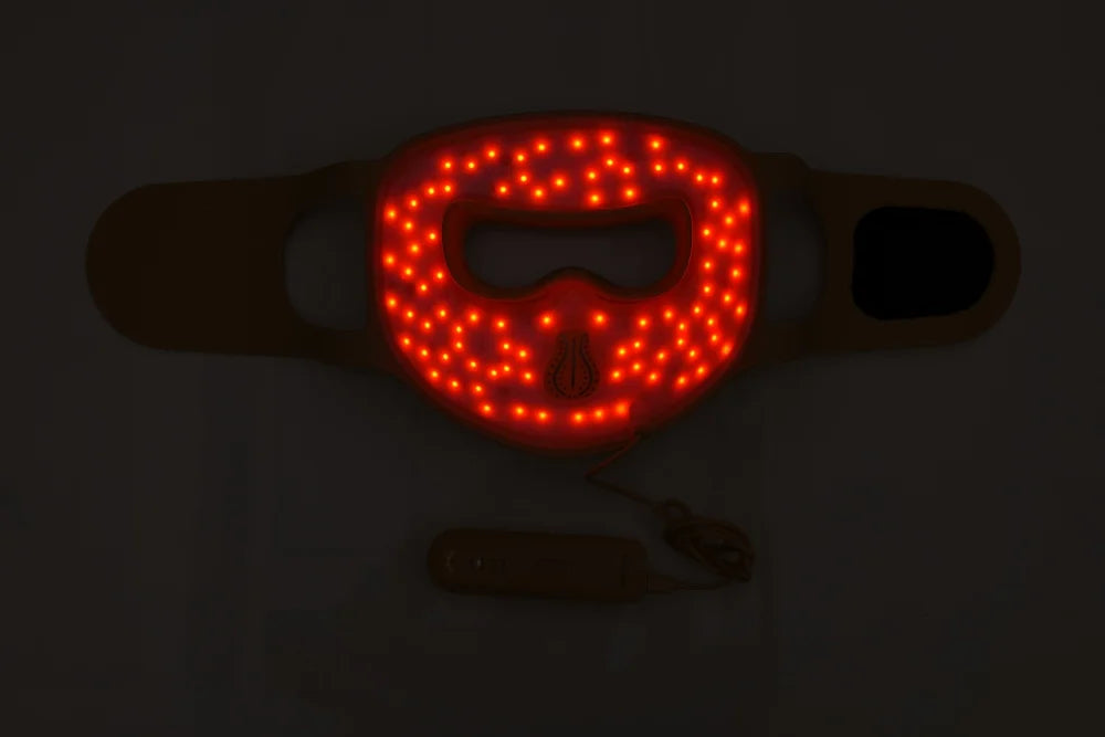 Hello Face M300 4D LED Light Therapy Mask for Neck