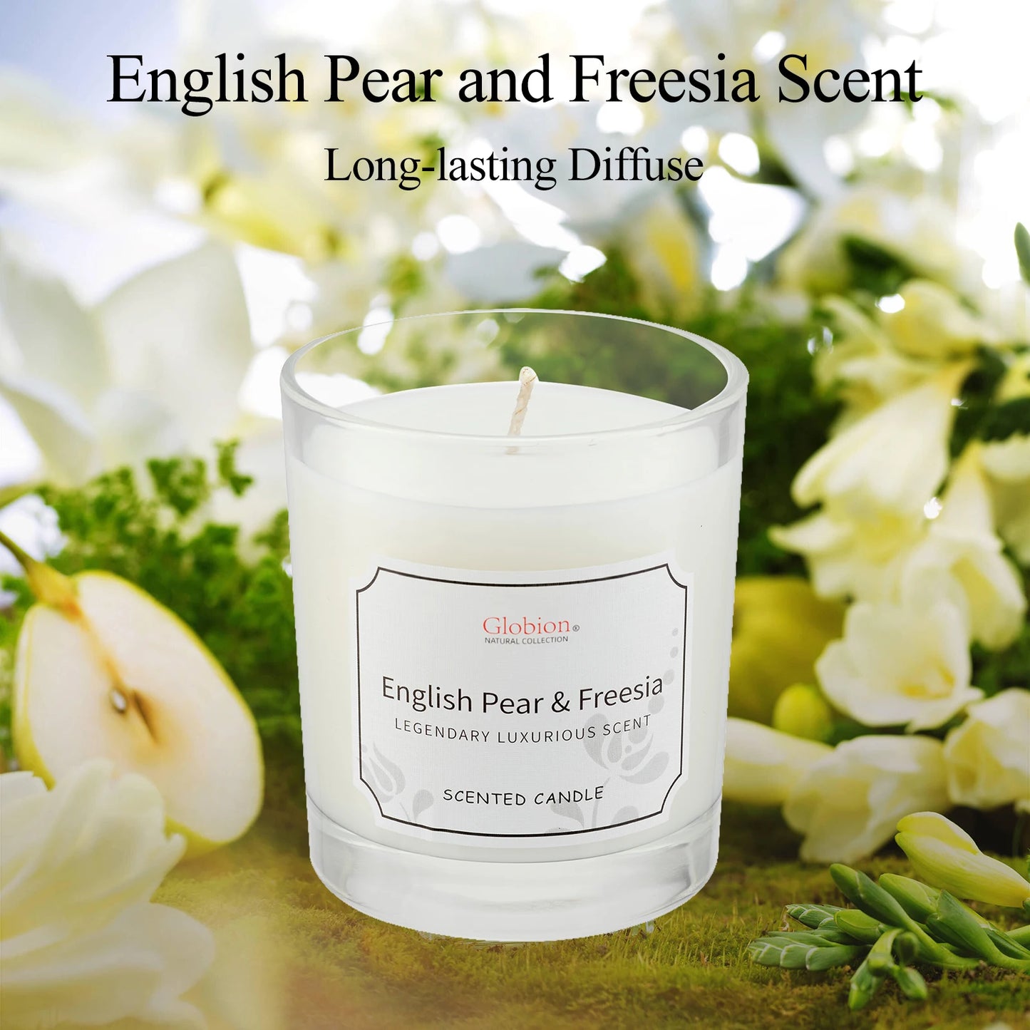 Hign-concerned English Pear Freesia Aromatherapy Scented Candle