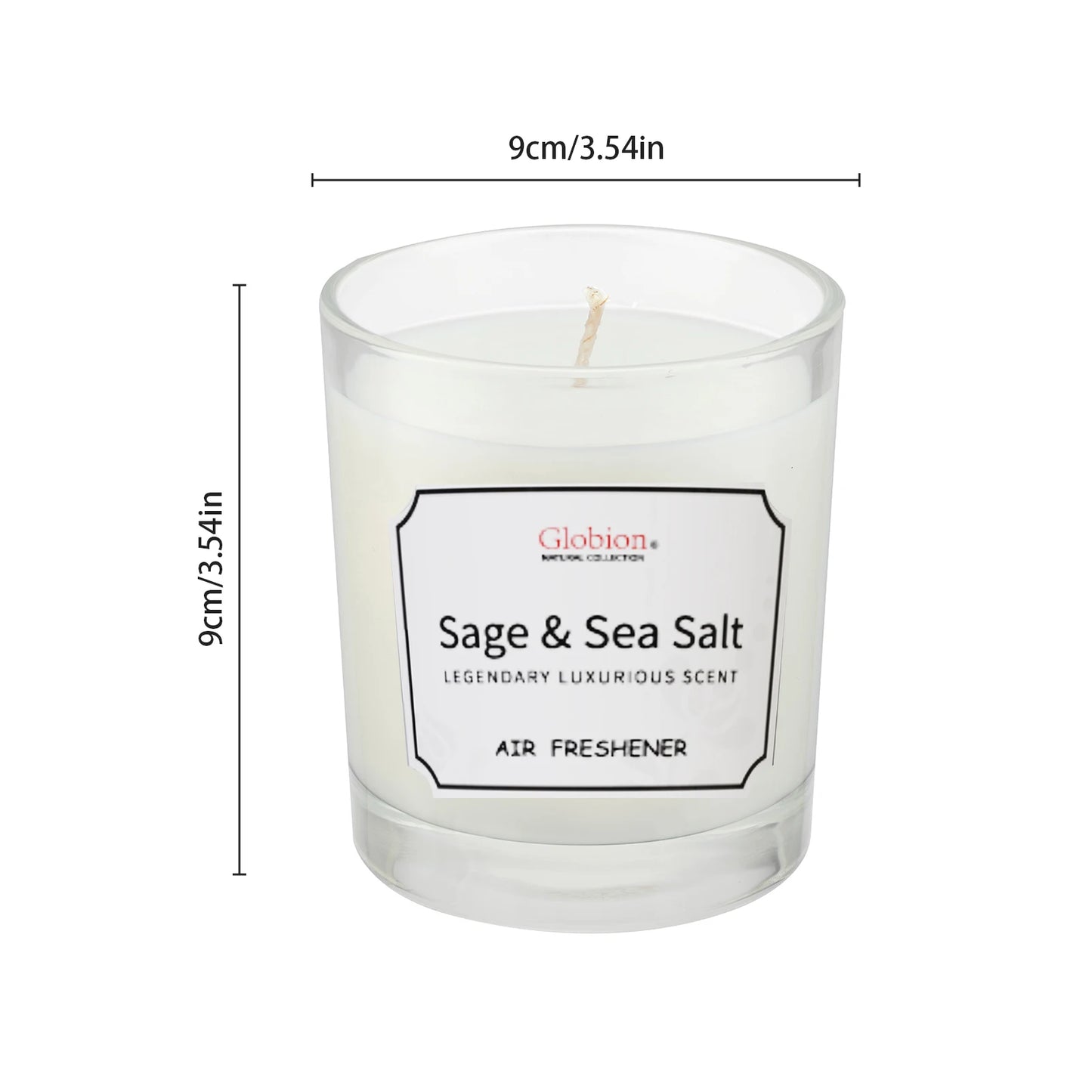 Scented Candle Sage And Sea Salt Aromatherapy Candle