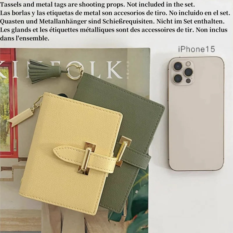 High-Concerned PU Leather Retro Business Diary Notebook Binder