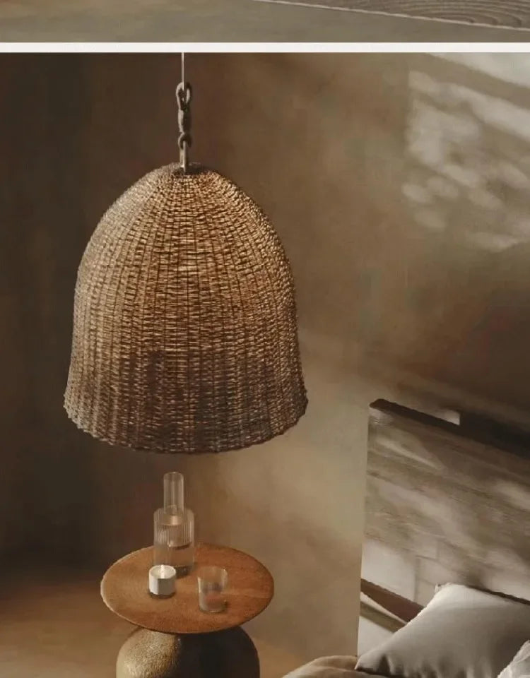 DRMIYA Bamboo Pendant Lamp Wabi Sabi Style Zen Home Lighting