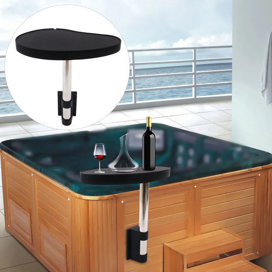 Bymaocar Spa Bathtub Tray Table 360 Rotating Caddy Non Slip