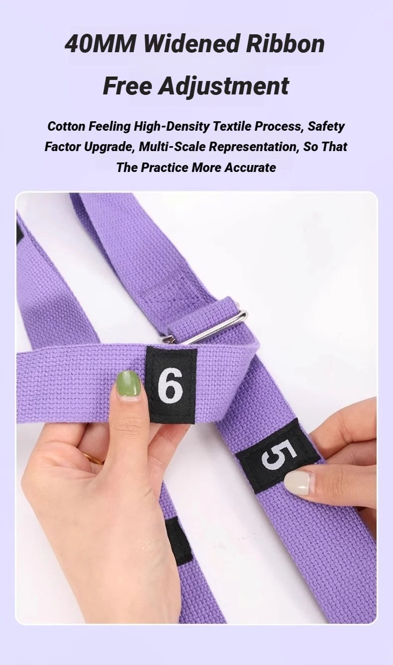 Adjustable Aerial Yoga Strap for Stretching and Splits