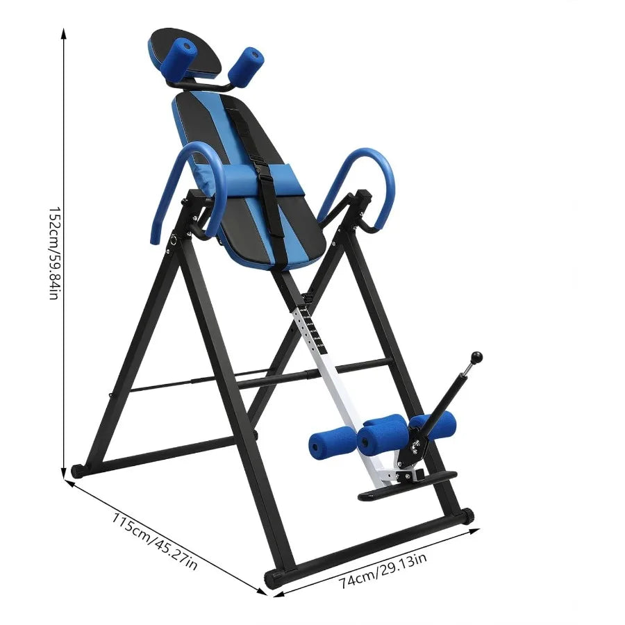 XMSJ Gravity Inversion IndustrialGradeHeavyDutyTable For Spinal Decompression To 331 Lbs