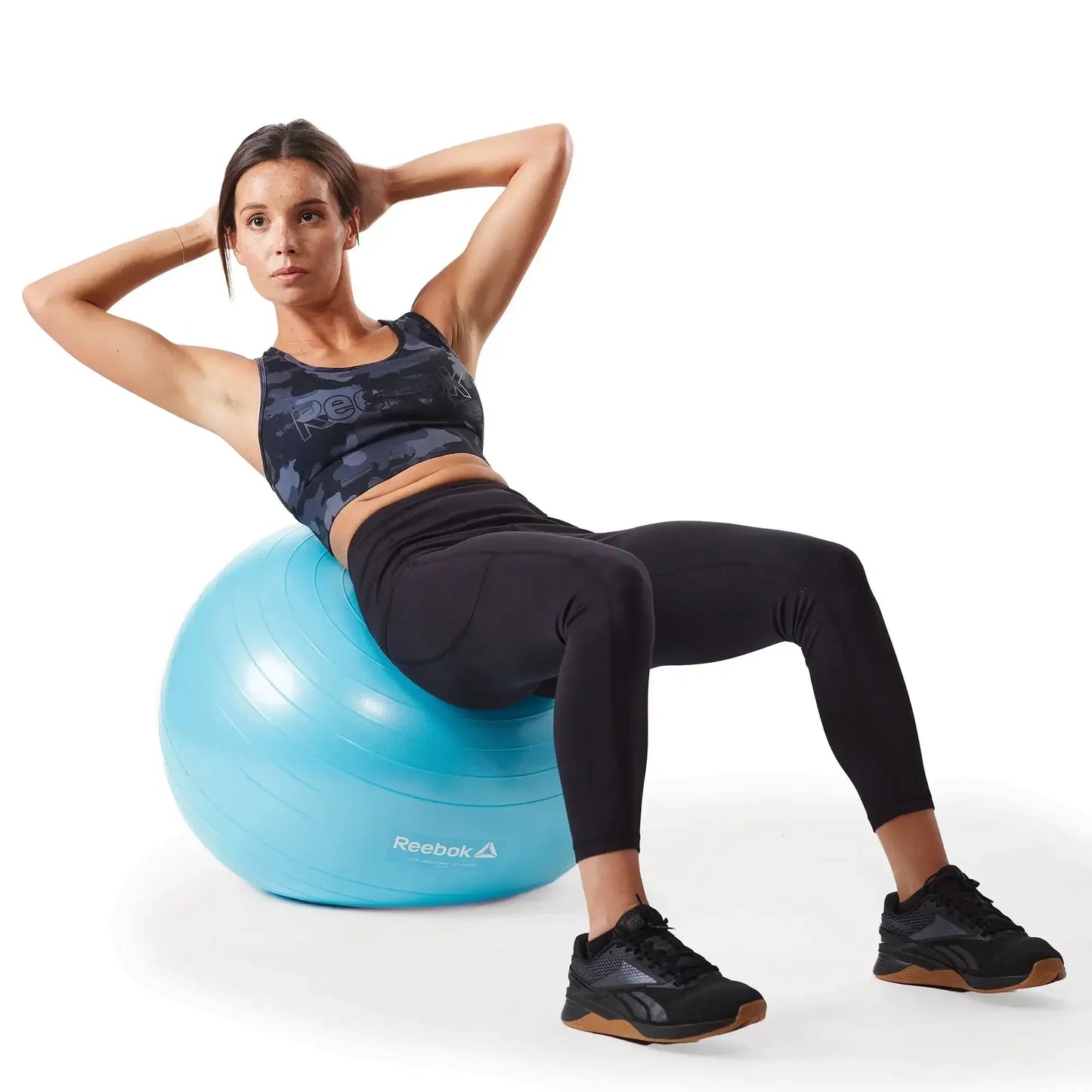 Thick Walled Yoga Ball with Stay-Put Tech - for Beginners to Pros, Strength & Flexibility Training