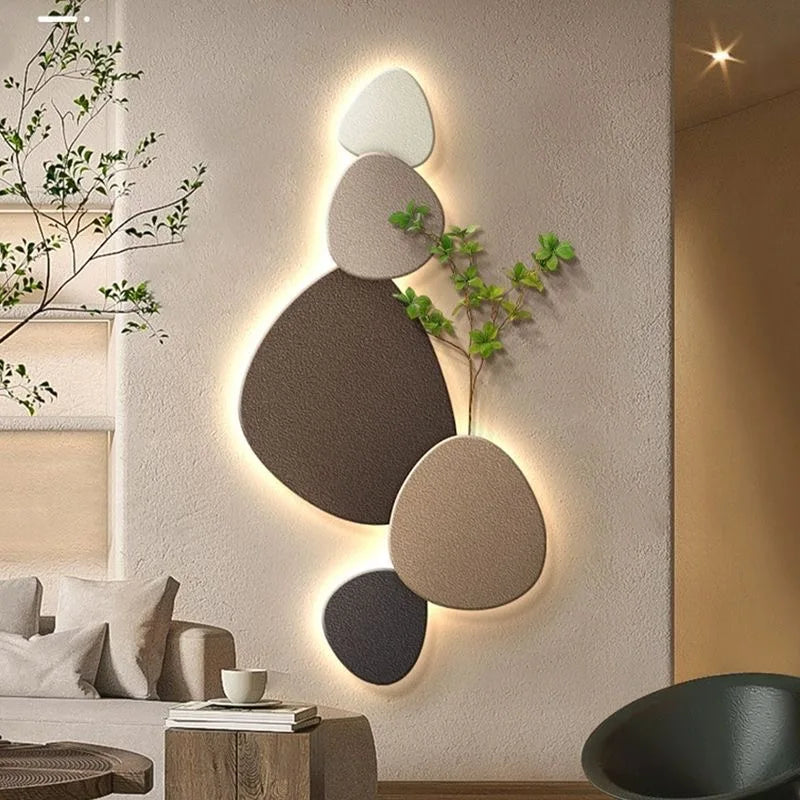 Crystal Ceramic Wall Lamps With LED For Living Room Corridor