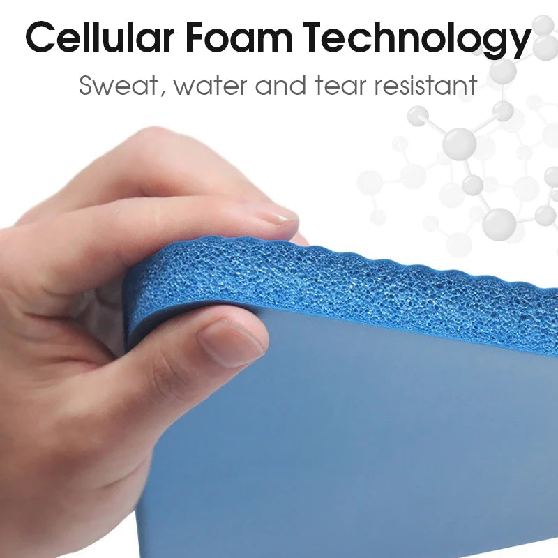 Thick Yoga Mat Yoga Knee Pad Cushion Anti-skid Sports Fitness EVA Comfort Foam Mat for Exercise Yoga and Pilates Gymnastics Mat