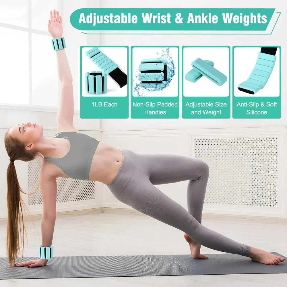 Muuruu Pilates Equipment Kit For Home Workout Ring And Ball
