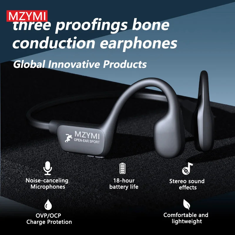Neckband Bluetooth 5.4 Earphones A28 TWS Waterproof ENC Noise Reduction