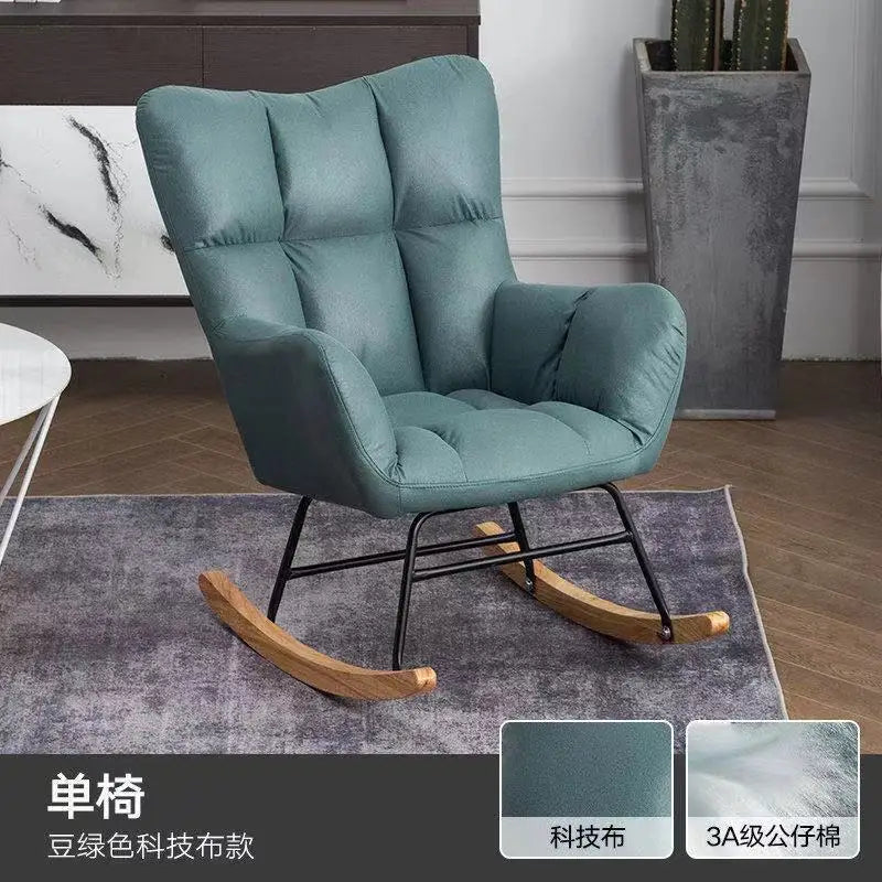 TINGFANG Balcony Rocking Chair Modern Lounge For Living Room