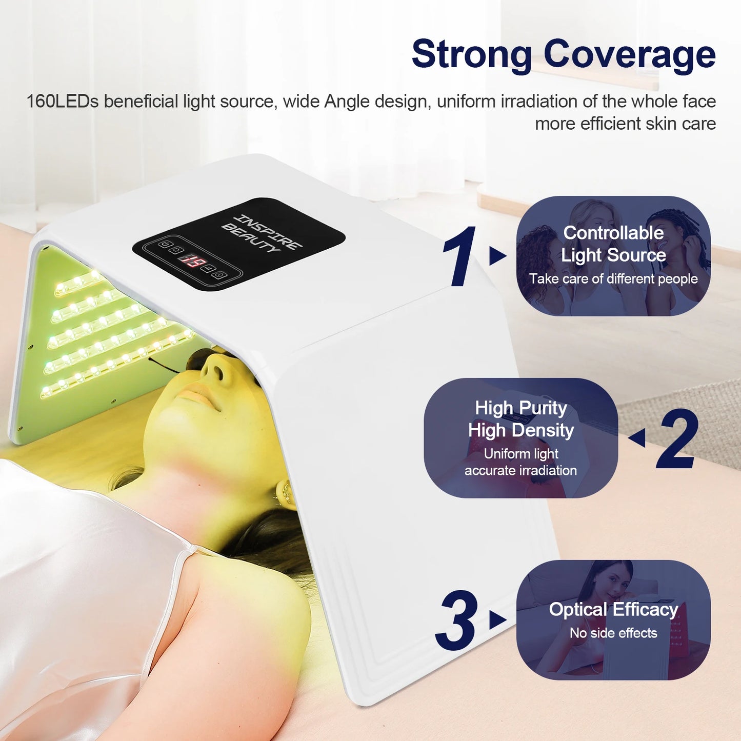 Foreverlily 7 Colors LED Photon Machine For Skin Rejuvenation