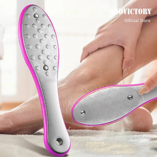 1Pcs Stainless Steel Foot Trimmer Callus and Skin Grinder for Nail Exfoliating Dead Skin Removal Callus Rubbing Foot File