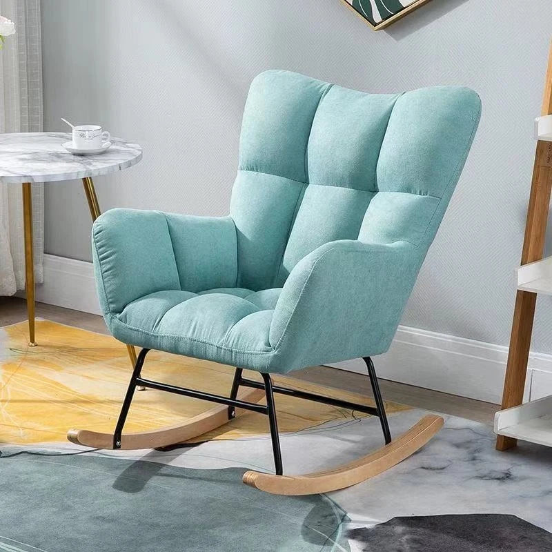 TINGFANG Balcony Rocking Chair Modern Lounge For Living Room