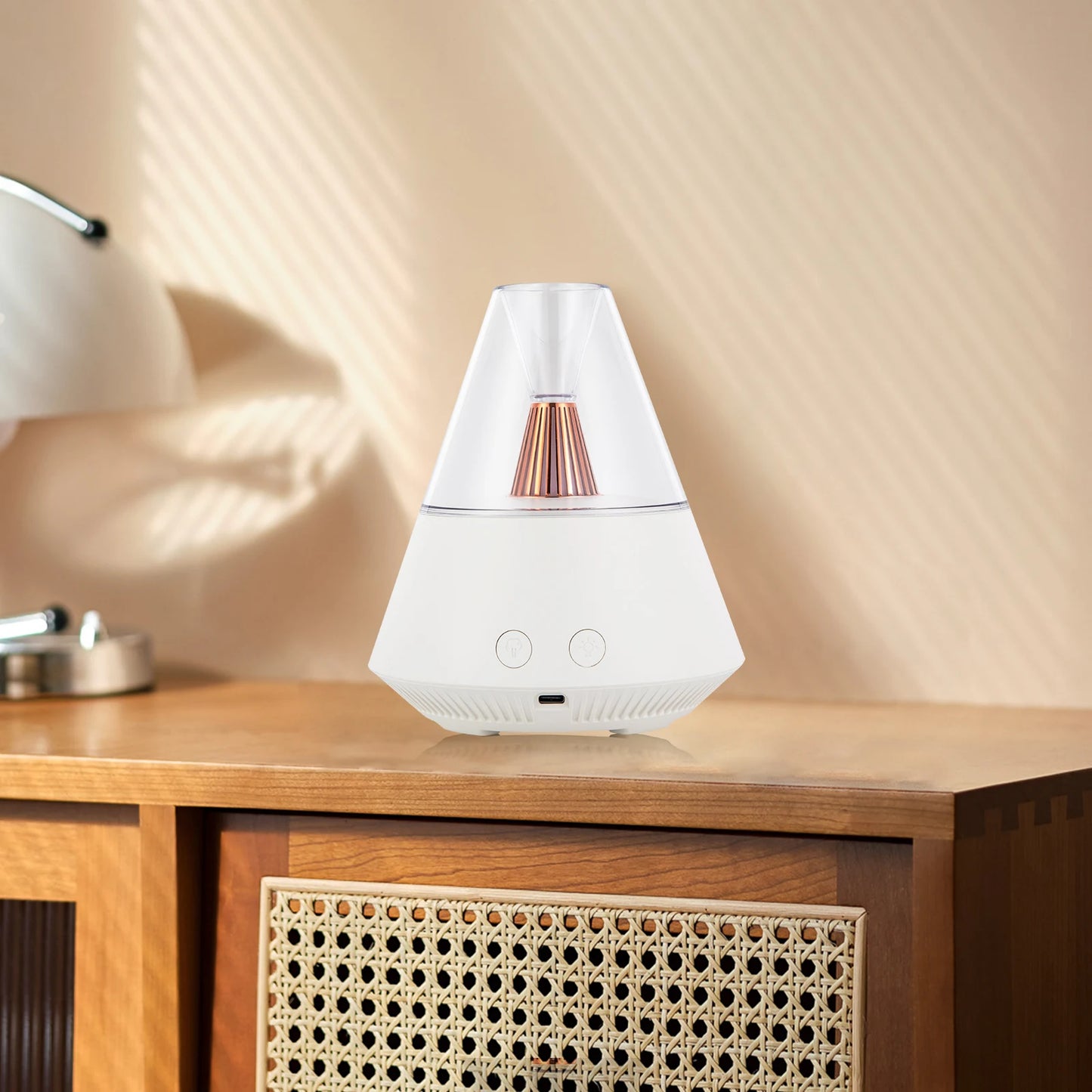 J33 Ultrasonic Aromatherapy Nebulization Diffuser Aroma Expander, Aroma Diffuser for Living Rooms,Bedrooms,Offices, Restaurants