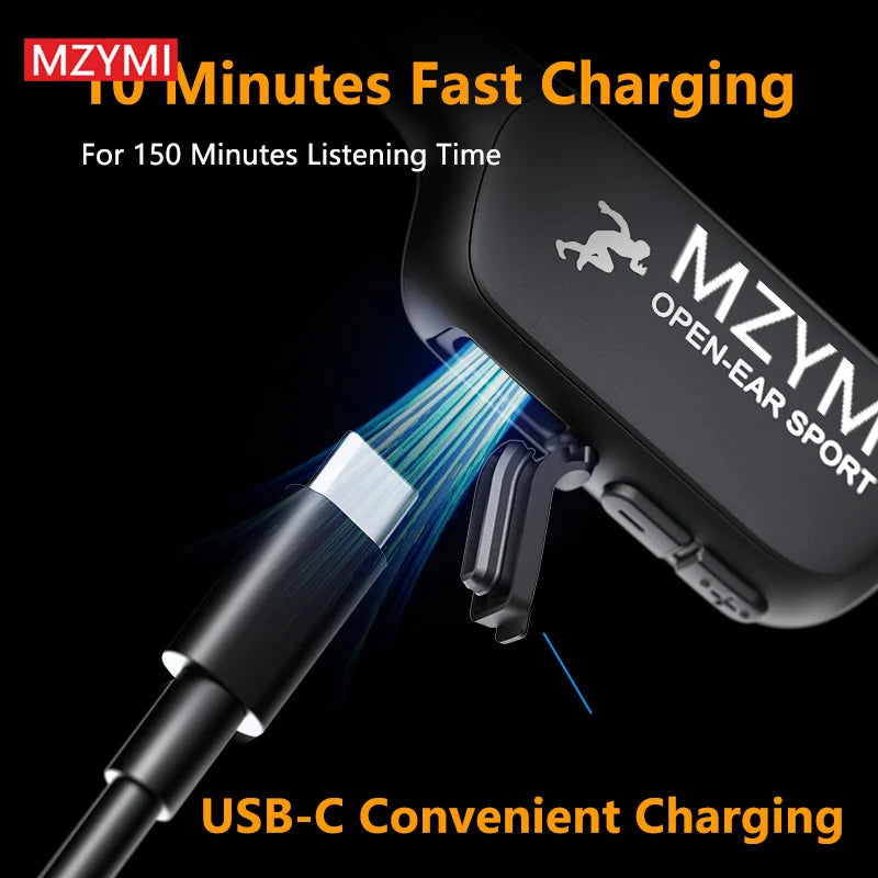 Neckband Bluetooth 5.4 Earphones A28 TWS Waterproof ENC Noise Reduction