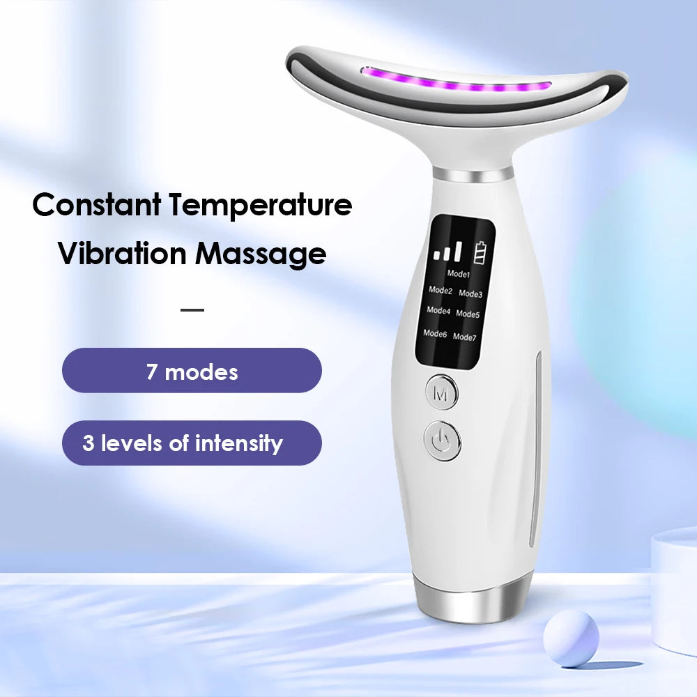Neck And Face Lifting Massager With LED Photon Therapy
