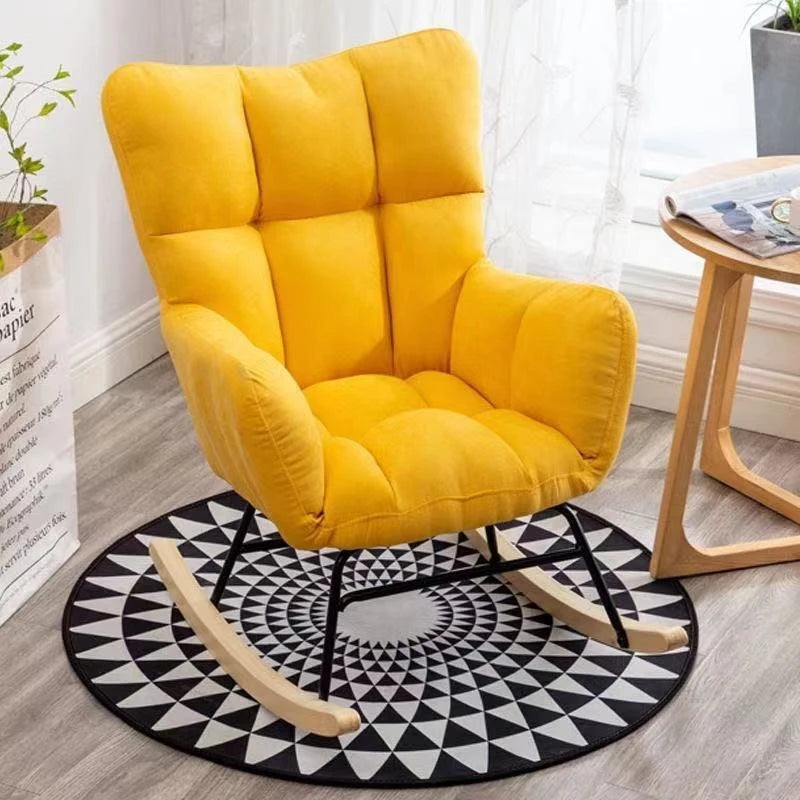 TINGFANG Balcony Rocking Chair Modern Lounge For Living Room