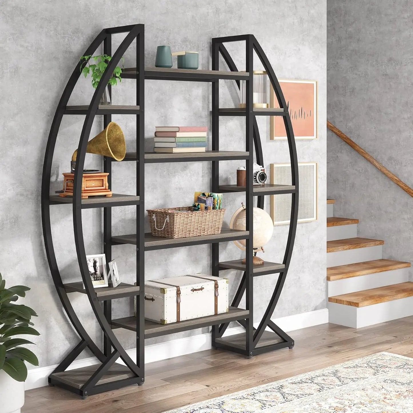 Little Tree Bookshelf Etagere Display Shelves For Living Room